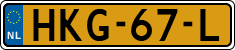 License plate of the Netherlands, Cars