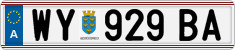 License plate of Austria, Regular plates