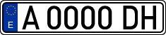License plates of Spain, 1971 year series