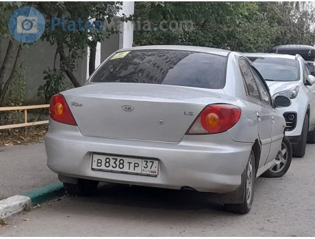 в838тр37, Kia Rio