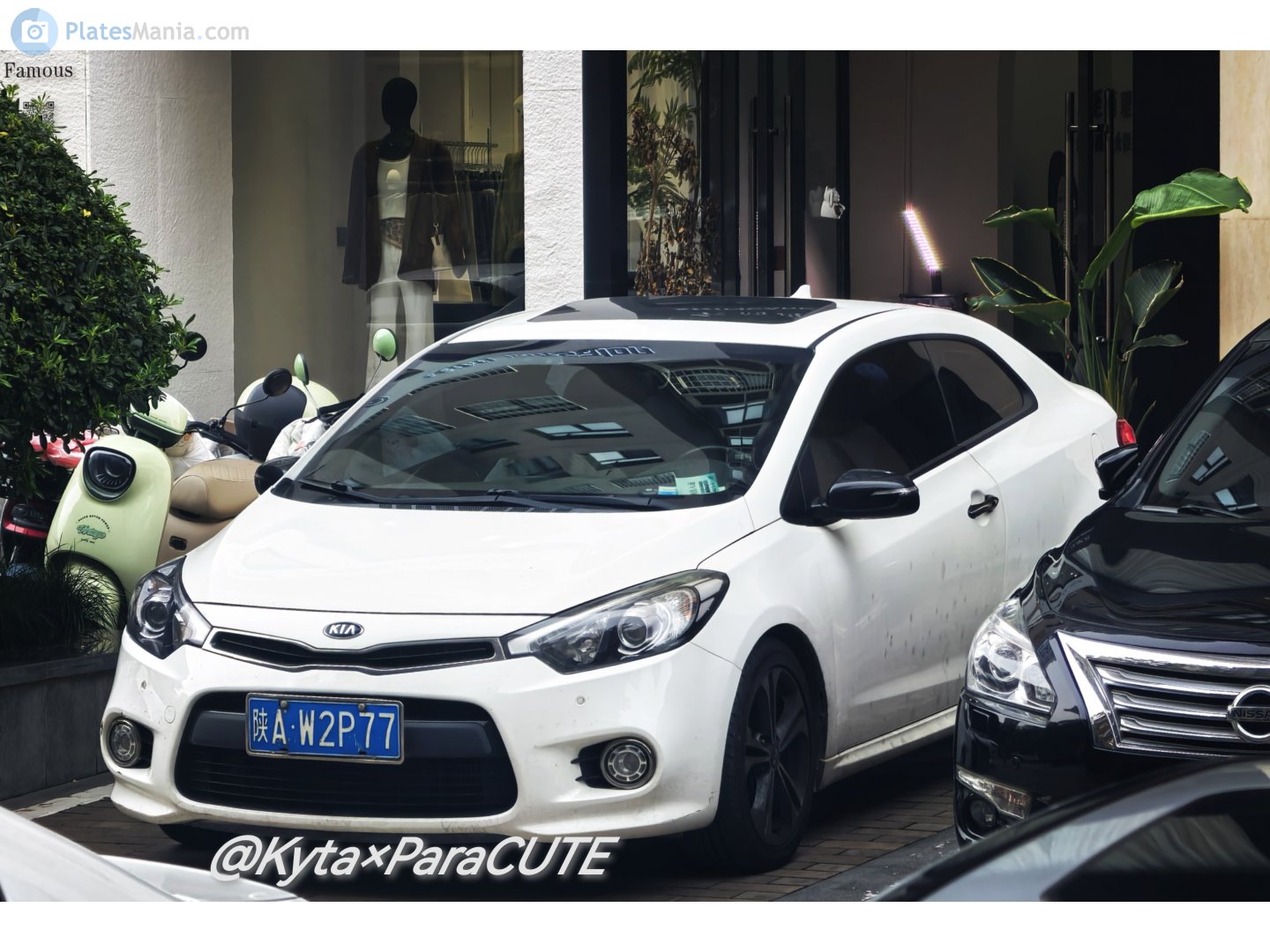 陕A·W2P77, Kia Shuma 3rd gen Koup (YK; CN-market), 2013–2017