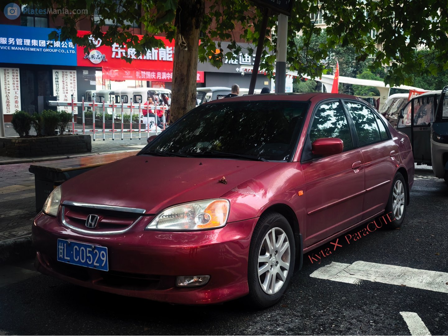 甘L·C0529, Honda Civic 7th gen (Ferio) Sedan (ES), 2000–2005