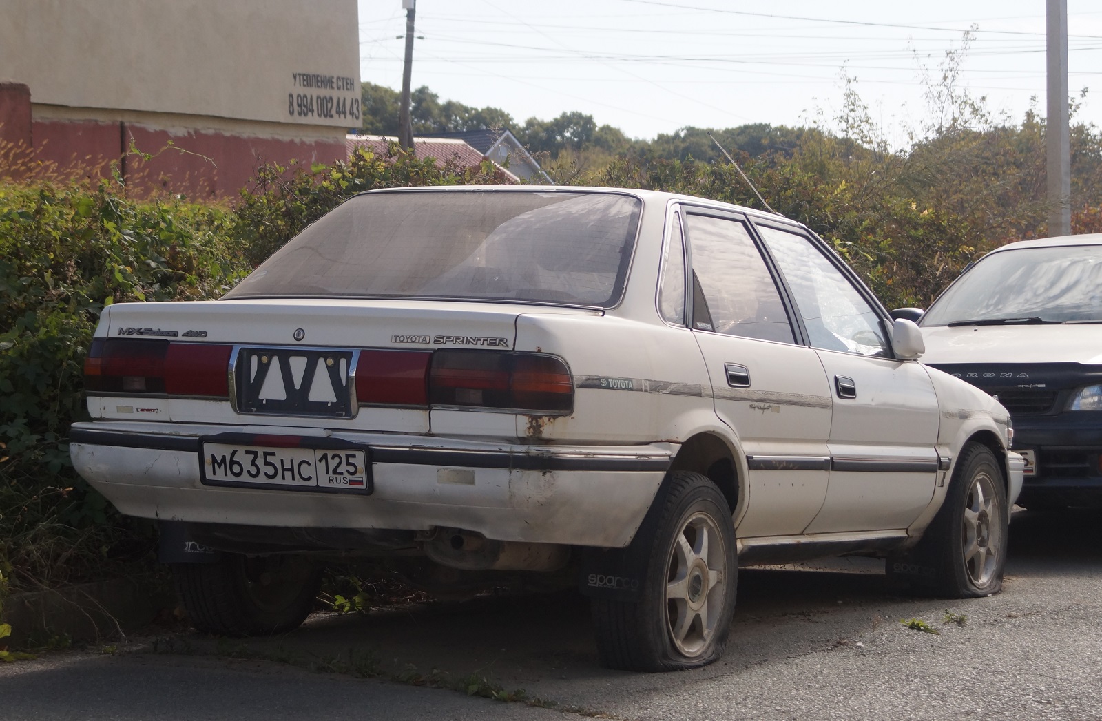 м 635 нс 125, Toyota Sprinter 6th gen Sedan (E90), 1987–1991
