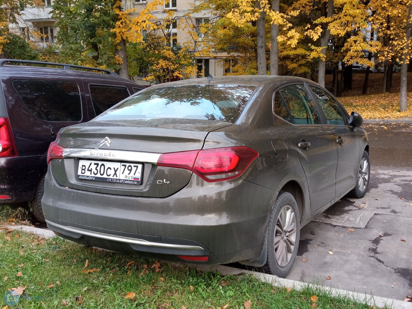 в 430 сх 797, Citroёn C4 2nd gen Sedan (B73), facelift, 2016–