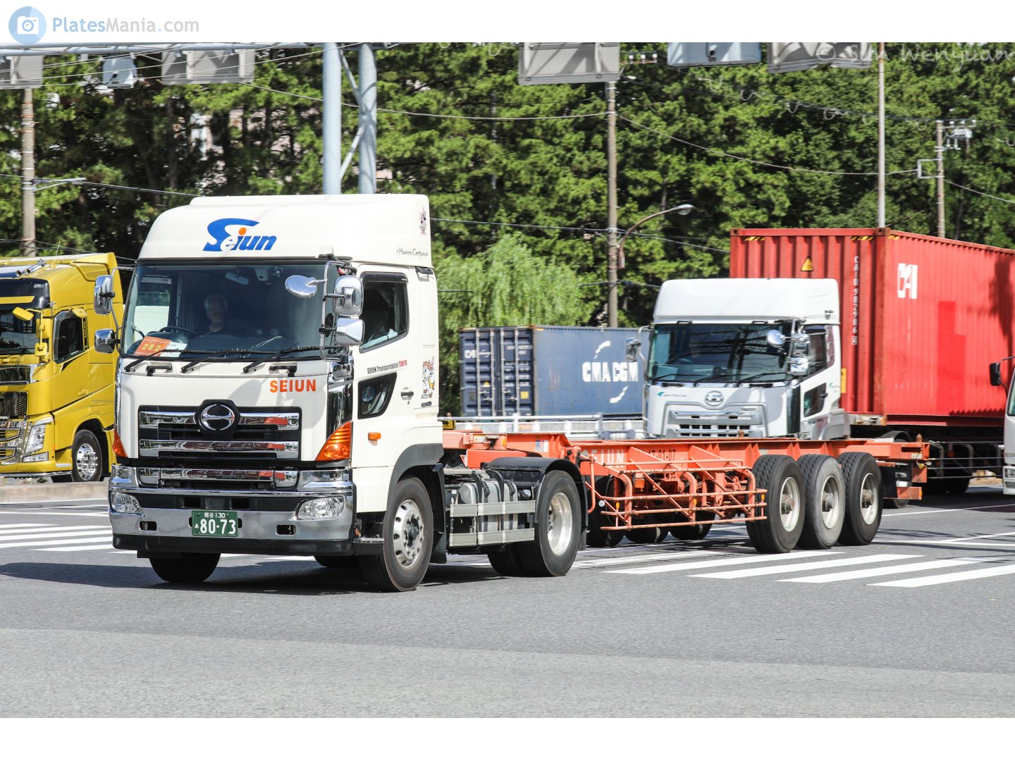 熊谷 130 あ 8073, Hino Profia 2nd gen, 2003– (1st gen were sold as Hino Super Dolphin Profia)