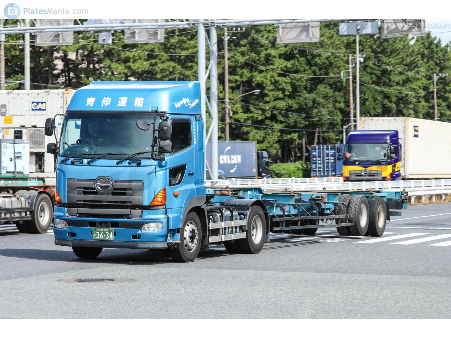 つくば 100 か 3634, Hino Profia 2nd gen, 2003– (1st gen were sold as Hino Super Dolphin Profia)