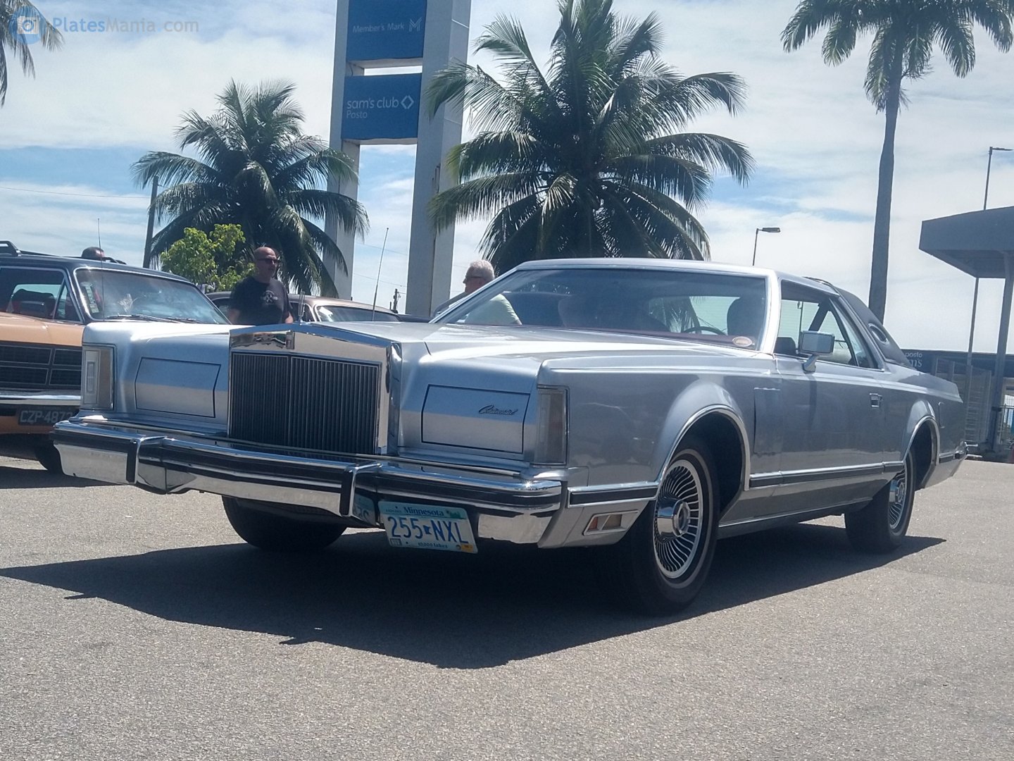 255-NXL, License plate without vehicle 