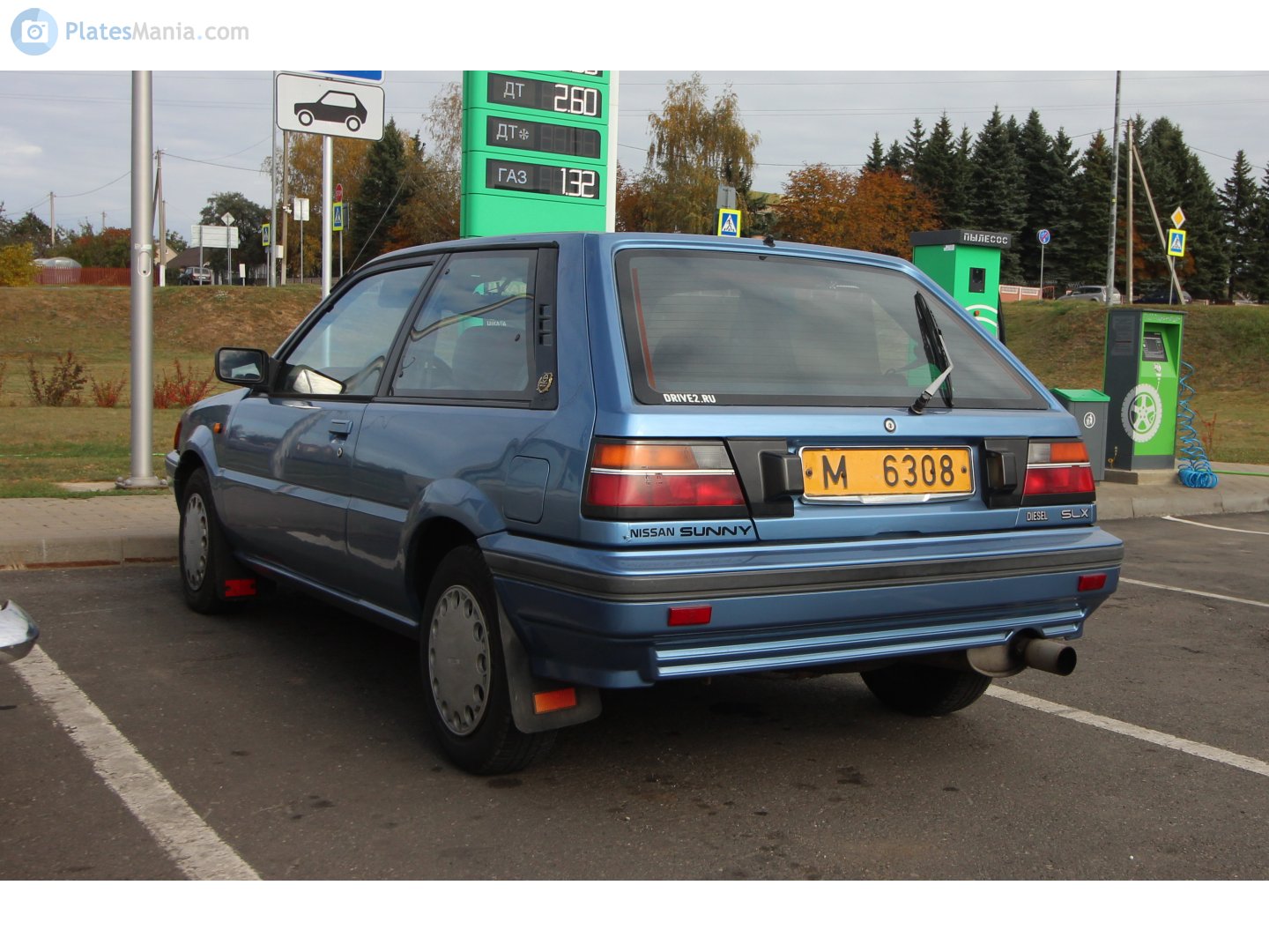 M 6308, Nissan Sunny 6th gen 3-door Hatchback (N13; EU-market), 1986–1990