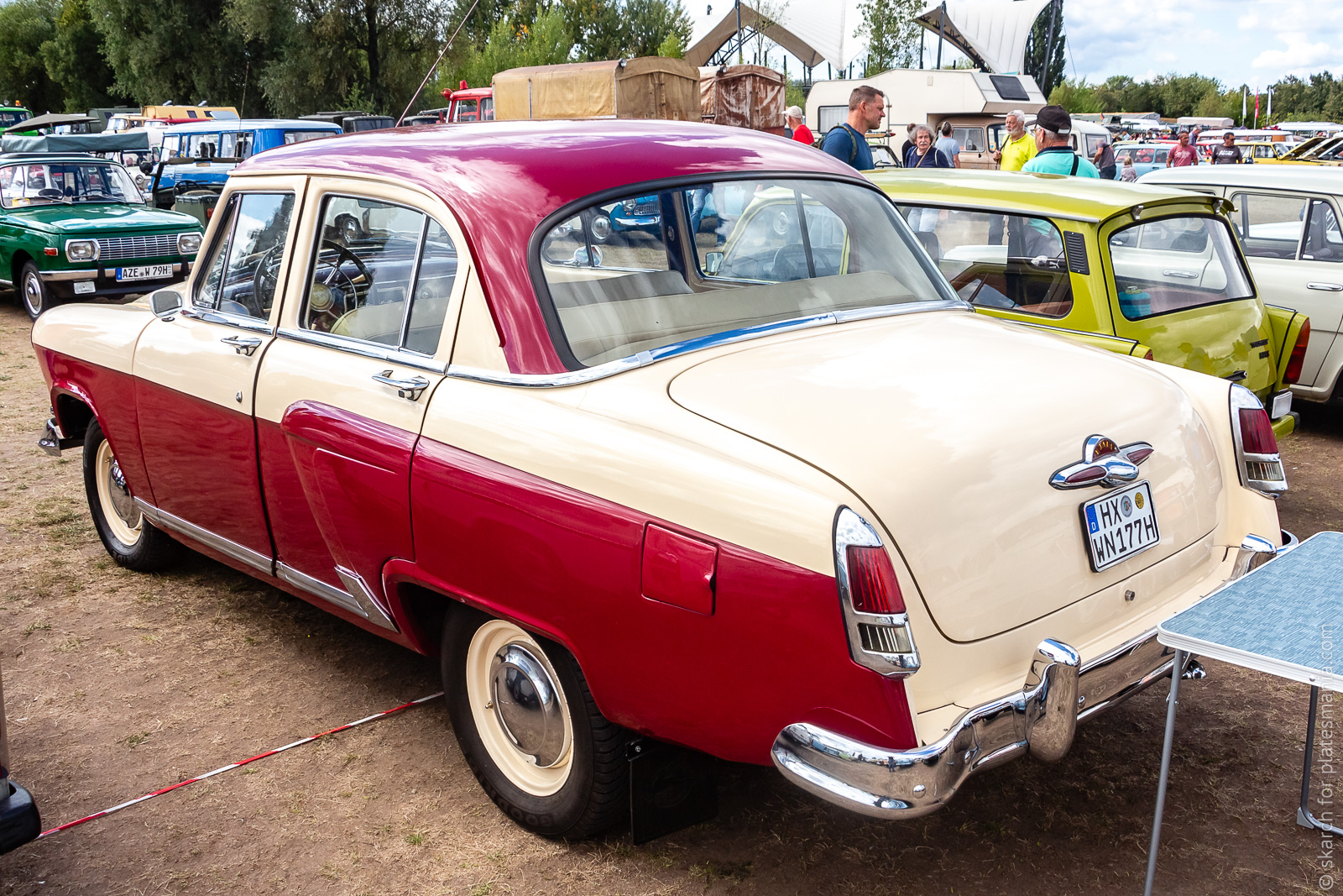 HX WN 177 H, GAZ 21 Волга 1st series, 1956­–1958