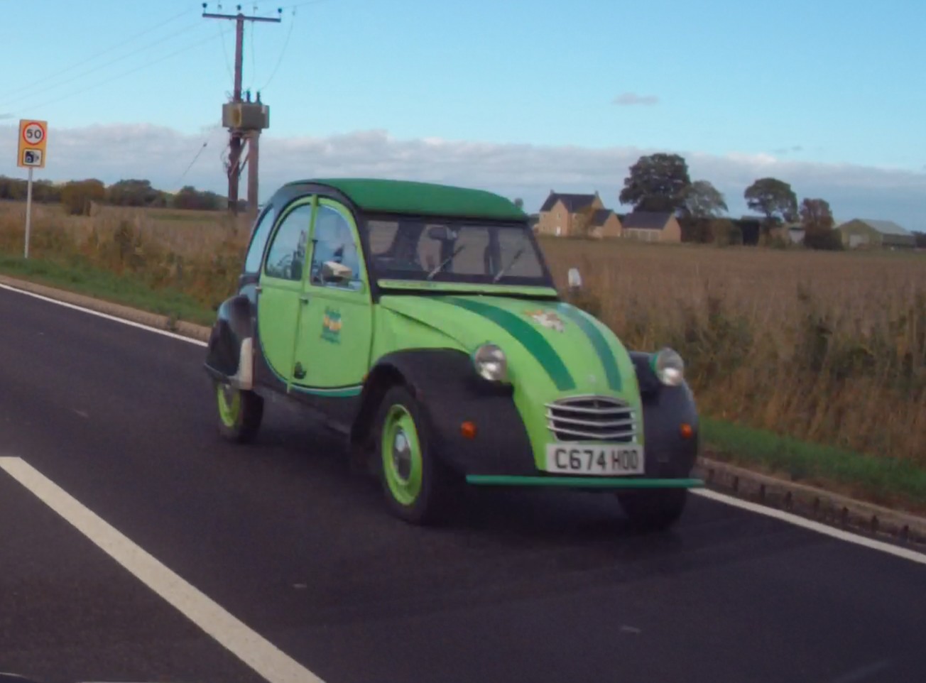 C674HOO, Citroёn 2CV 1st gen Sedan, 1949–1990