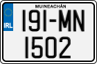 License plate of Ireland, Regular plates