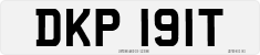 License plate of the United Kingdom, 1963 year system