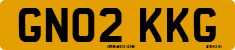 License plate of the United Kingdom, 2001 year system