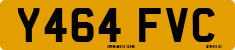 License plate of the United Kingdom, 1983 year system