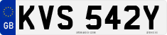 License plate of the United Kingdom, 1963 year system