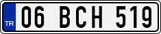 License plate of Turkey, Regular plates