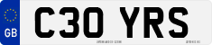 License plate of the United Kingdom, 1983 year system