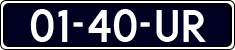License plate of the Netherlands, Cars