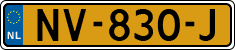 License plate of the Netherlands, Cars