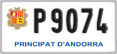 License plate of Andorra, Motorcycles (A 1234)