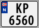 License plate of Norway, Trailers, motorcycles, special vehicles