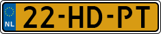 License plate of the Netherlands, Cars