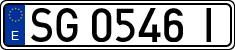 License plates of Spain, 1971 year series