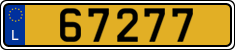 License plate of Luxembourg, Vanity Plates