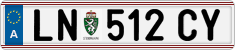 License plate of Austria, Regular plates