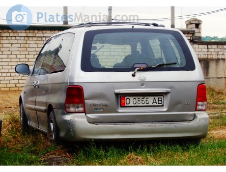 O 0866 AB, Kia Carnival