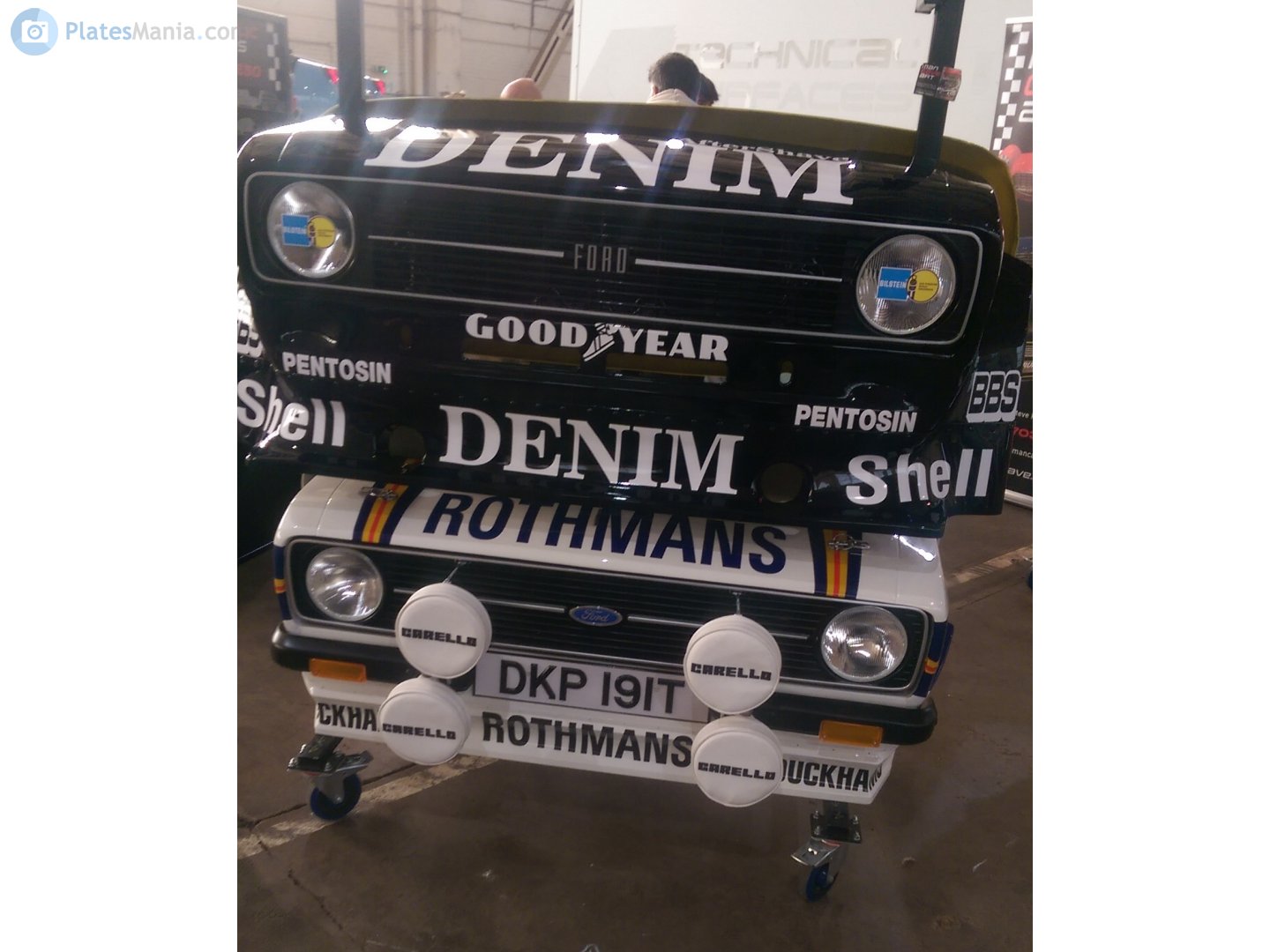 DKP191T, License plate without vehicle 