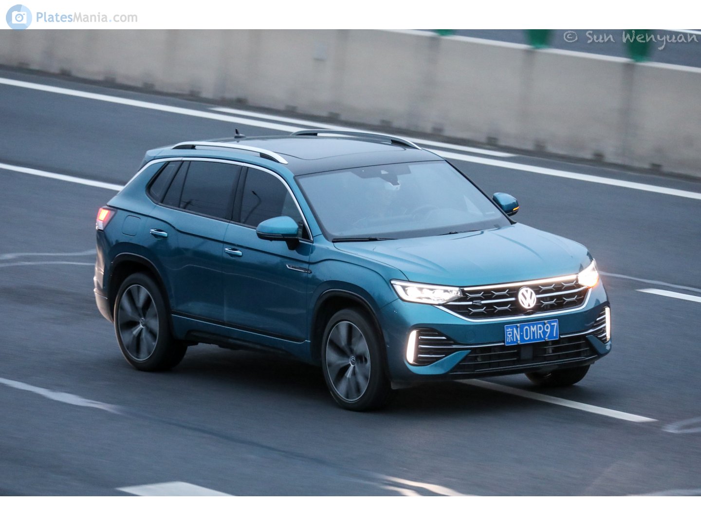 京N·0MR97, Volkswagen Tayron 1st gen SUV (0D), facelift, 2022–