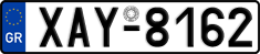 License plate of Greece, Cars