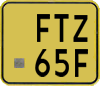 License plate of the Netherlands, Mopeds
