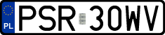 License plates of Poland, Regular car plates
