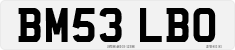 License plate of the United Kingdom, 2001 year system