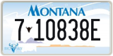 Montana, 1-12345A / 10-1234A