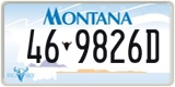 Montana, 1-12345A / 10-1234A