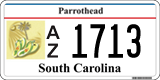 South Carolina, Specialty plates (A12345 / AB12345)