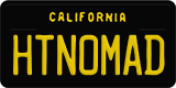 California, Vanity Plates