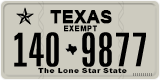 Texas, Exempt (123-4567)