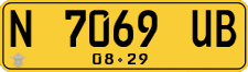 License plate of Indonesia, Commercial vehicles