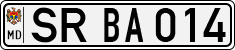 License plate of Moldova, Cars (1992)