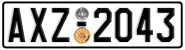 License plate of Greece, Cars