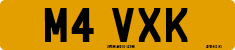 License plate of the United Kingdom, 1983 year system