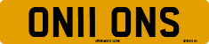 License plate of the United Kingdom, 2001 year system