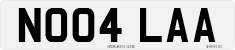 License plate of the United Kingdom, 2001 year system