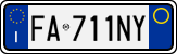 License plate of Italy, Cars (1994 year series)