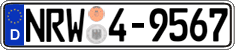 German license plate, Regional authorities