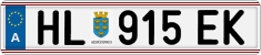 License plate of Austria, Regular plates